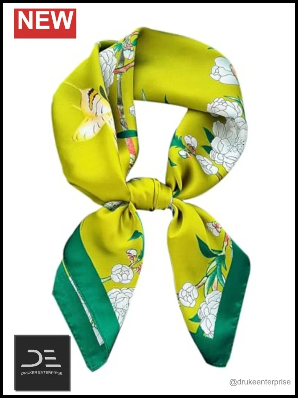 Satin Bandana Head Scarf - Lightweight Fashion Wrap for Women